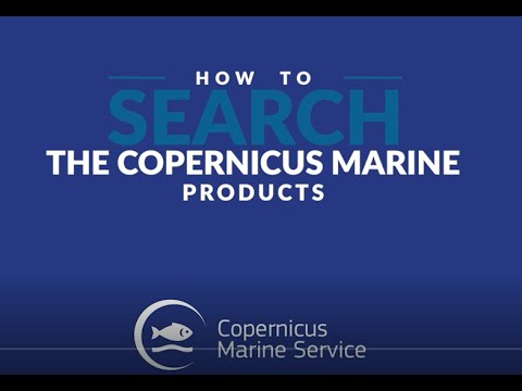 How to search the Copernicus Marine Products