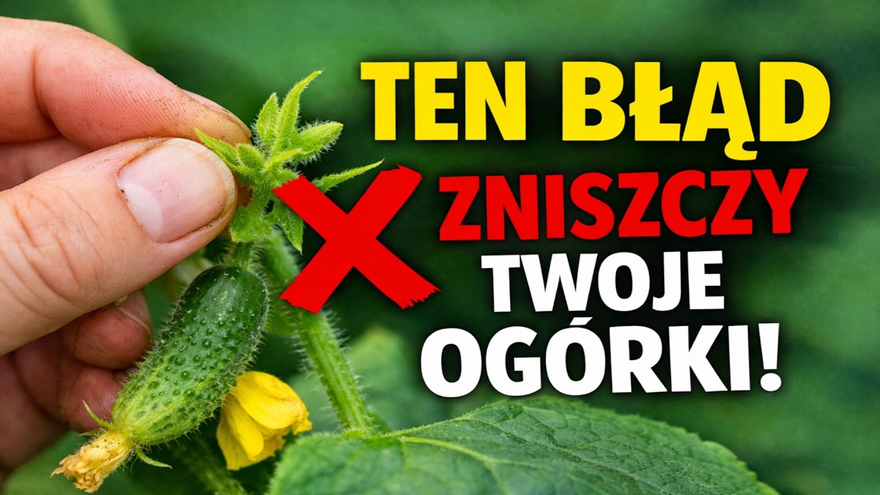 USZCZYKIWANIE OGÓRKÓW: JEDEN BŁĄD, który ZNISZCZY cały Twój PLON! Moje 10 lat doświadczenia.