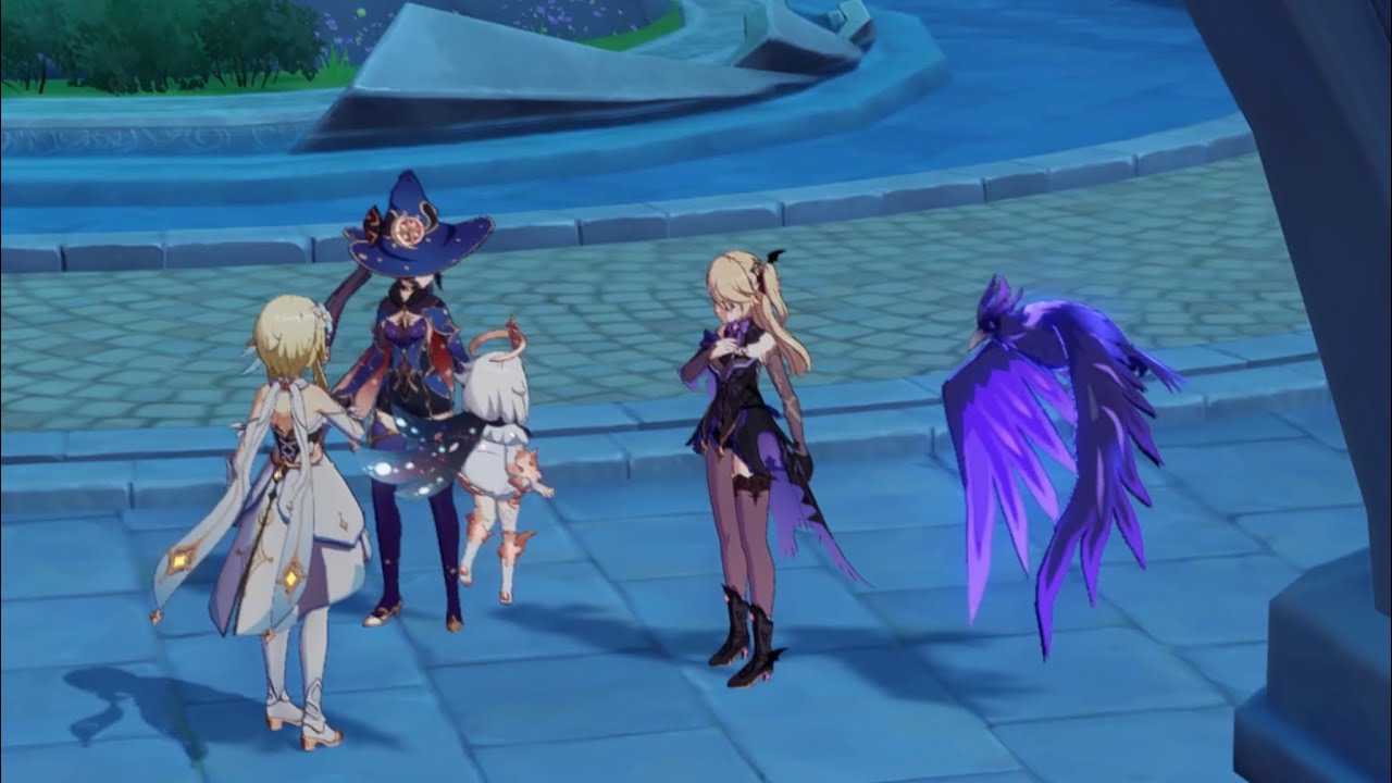 Genshin Impact 2.8 Fischl and Mona Introduction for Golden Apple Archipelago