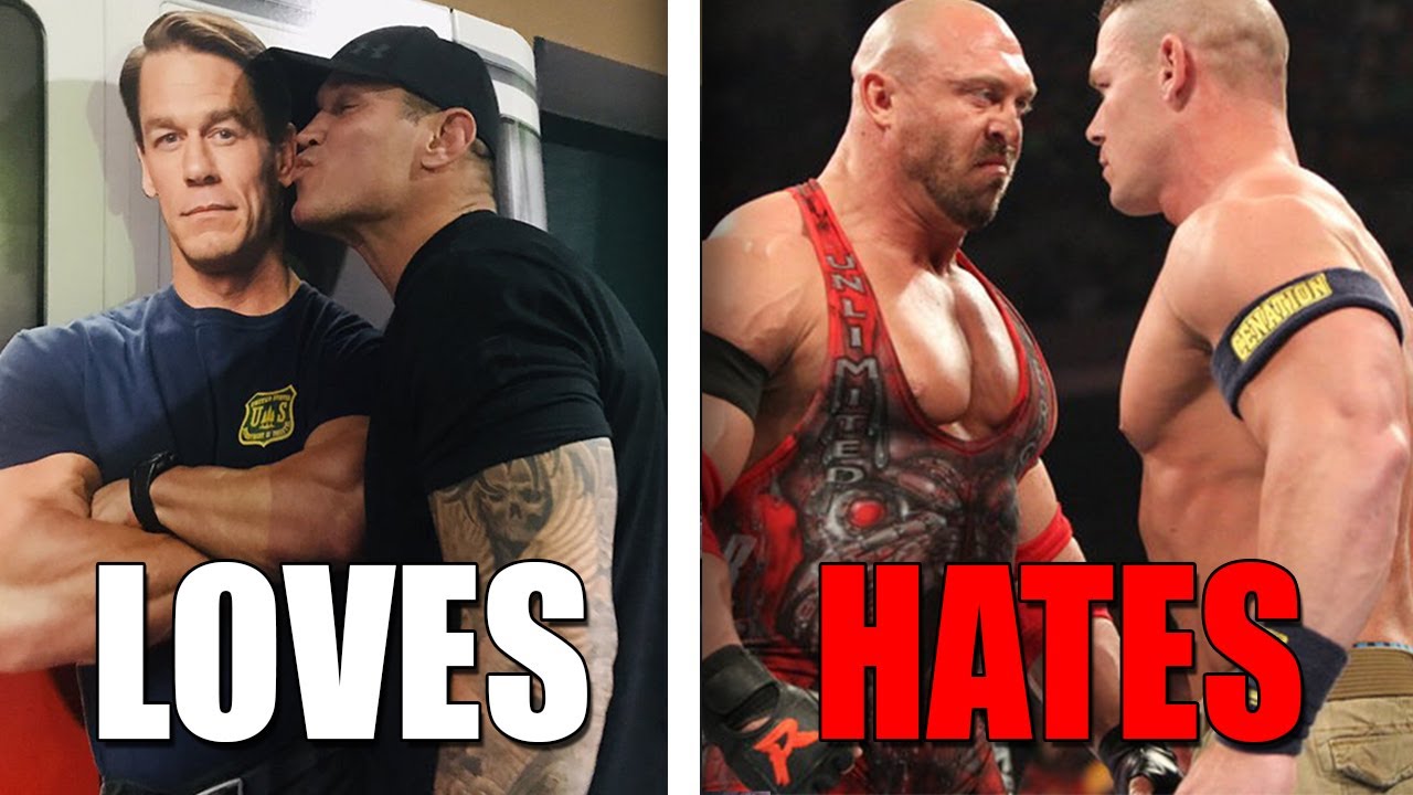 5 WWE Wrestlers John Cena HATES (Enemies) & 7 He's Best Friends With ...