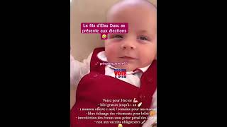 Elsa Dasc discute avec son fils Hector