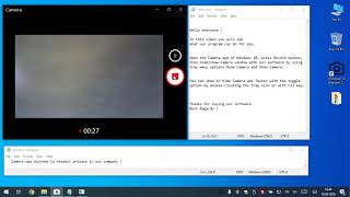 Record Webcam Video Background – Camera Software for Windows 10 screenshot 1