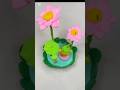 Made a flower, some leaves, and cute little chicks — such a bright and sweet scene! #art #shortvideo