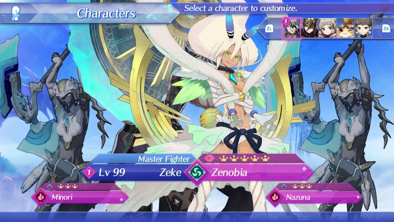 Zenobia Affinity Chart