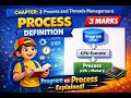 Process vs Program 😱 | OS Exam CONFIRM 3 Marks 🔥