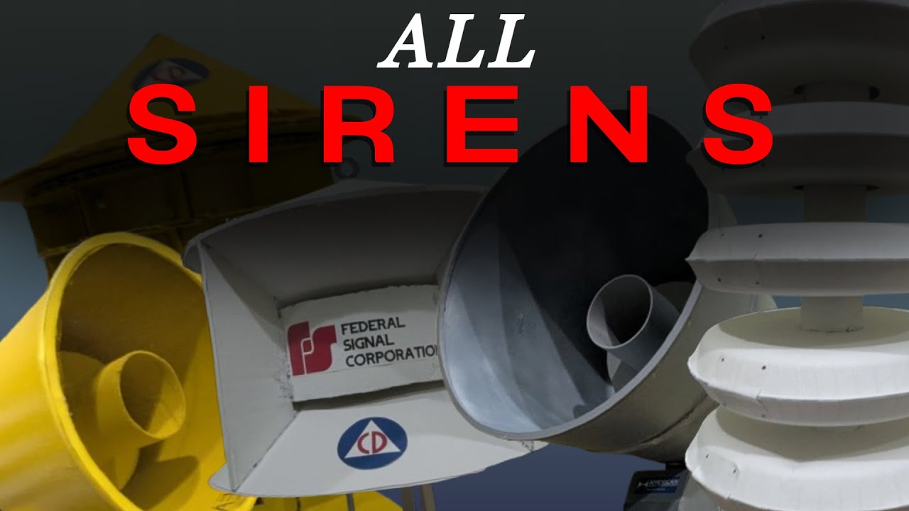 Sounding off ALL MY SIRENS!!!