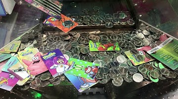 Main Event Arcade - Spongebob Coin Pusher - Gary & New Cards