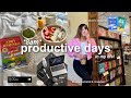 8AM PRODUCTIVE days in my life!☕️ slow &amp; cozy mornings, bookstore shopping, &amp; healthy habits!