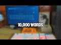 I TRIED THE 10,000 WORDS TYPING CHALLENGE! 🔥