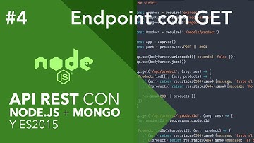 Cómo crear un endpoint con GET y parámetros en tu API REST | Curso NodeJS y MongoDB #04