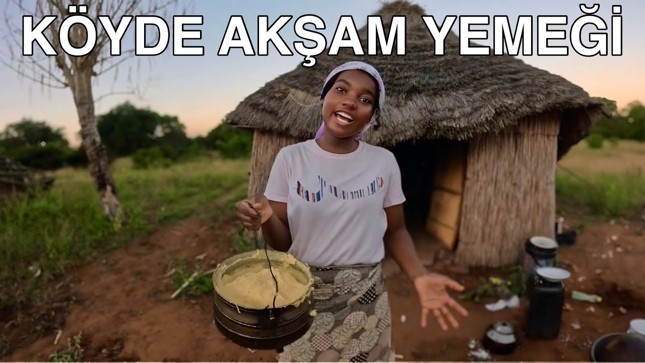 Elektriksiz Köyde Kek Yaptık. Lüks Bir Akşam Yemeği Hazırladım