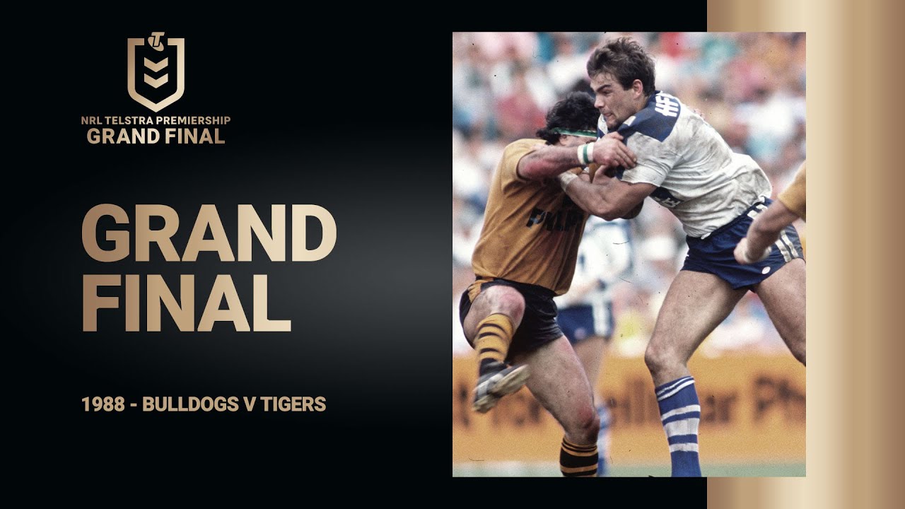 Dogs of war Bulldogs v Tigers Match Mini Grand Final, 1988 NRL