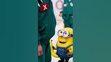 Can She Make It? 🤯 Squid Game 2 🎭 The Tension Rises! 🚨 | #Shorts #Minion #Funny