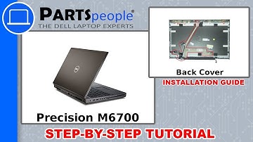 Dell Precision M6700 (P22F001) Back Cover How-To Video Tutorial