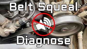 How to Fix a Squeaky Belt (EASY DIAGNOSE)