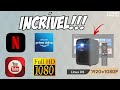 INCRÍVEL! MELHOR PROJETOR CUSTO BENEFÍCIO FULL HD 2023 - MECOOL KP2 com NETFLIX HD!