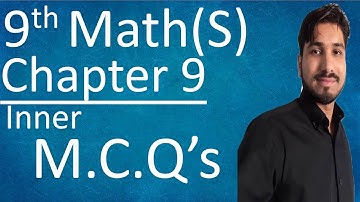 9th Class Maths Science Inner M.C.Q
