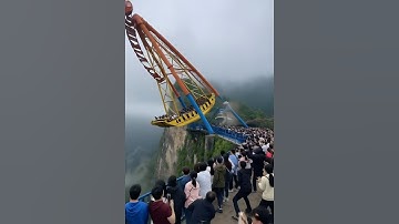 💀 Sky Viking SNAPS Mid-Air — Riders SCREAM and Flee Off Cliff #shorts