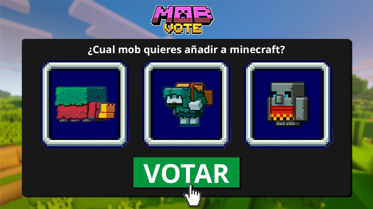 🔥MINECRAFT LIVE 2022 MOB VOTE, VAMOS VOTAR JUNTOS!! (DOE 1 REAL PARA  COMPRAR PAUM KKKK) 