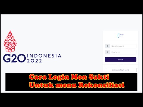 Cara Login Mon Sakti Untuk Memunculkan Menu Rekonsiliasi Tahun 2022