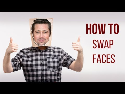 Video: How To Insert A Face Into A Template Online