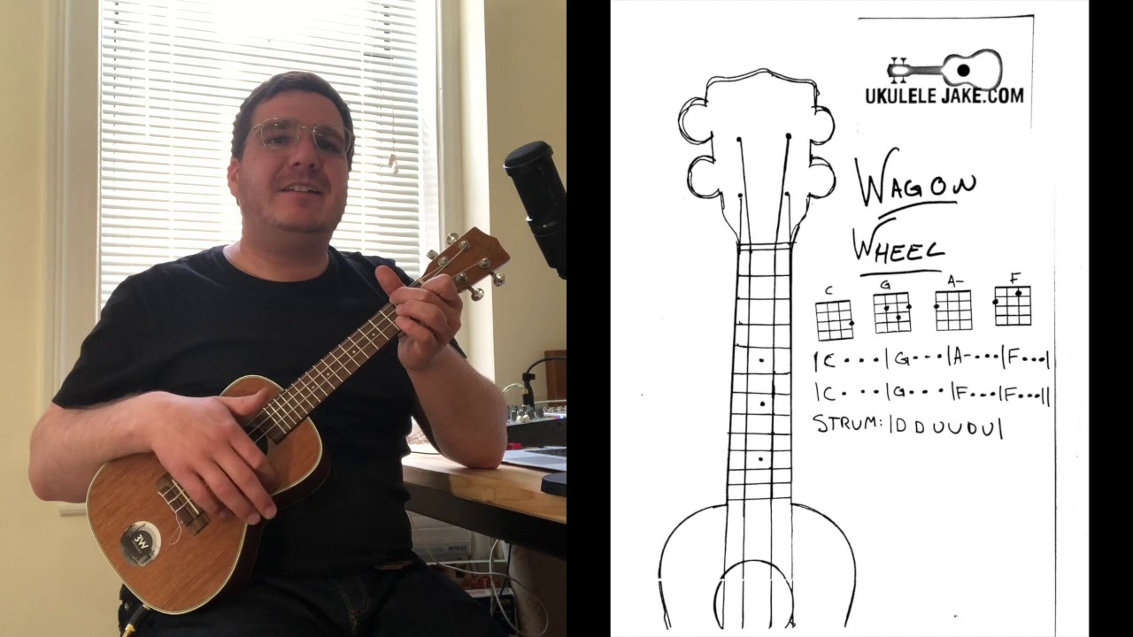 Wagon Wheel Ukulele Lesson Ukulele Jake YouTube