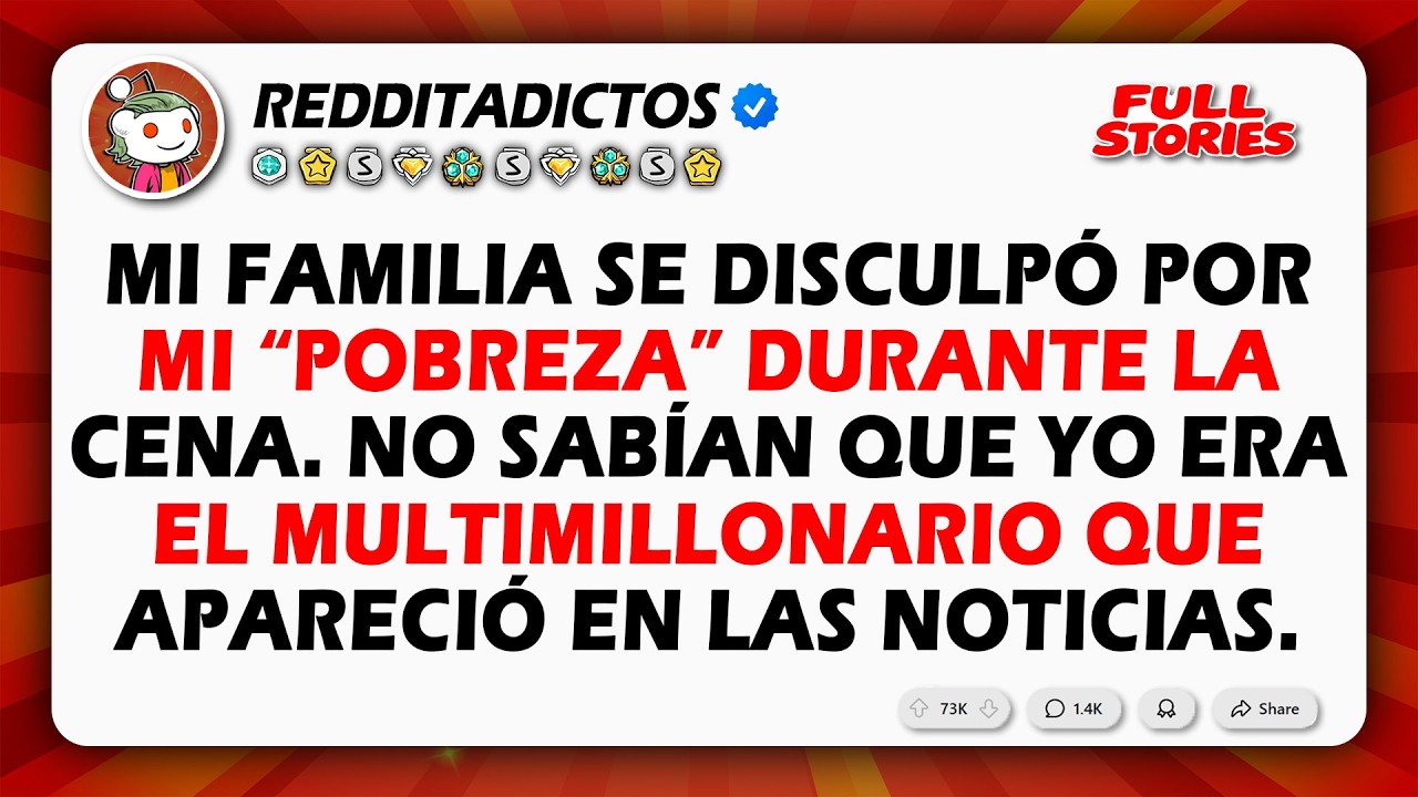 Mi familia se disculpó por mi “pobreza” durante la cena. No sabían que yo era el multimillonario...