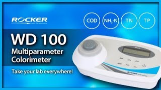 WD 100 Multiparameter Colorimeter - Take your Lab Everywhere.