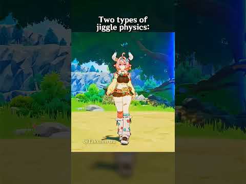 Two Types of Jiggle Physics in Genshin Impact
