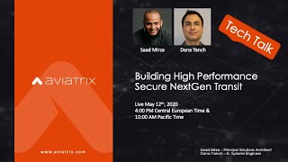 Building a High Performance Secure NextGen Cloud Transit with Aviatrix | AWS, Azure, GCP, OCI.