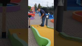 Luckiest Shots You’ll Ever See 😱 #minigolfing #minigolf #golf