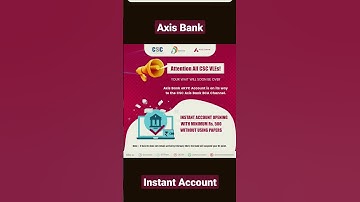 Axis Bank EKYC Account is on its way to the CSC Channel..#cscfinancialservices #csc #axisbank