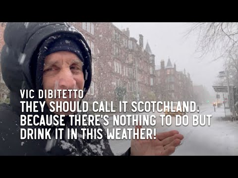 They should call it Scotchland. Because thereโs nothing to do but drink it in this weather!