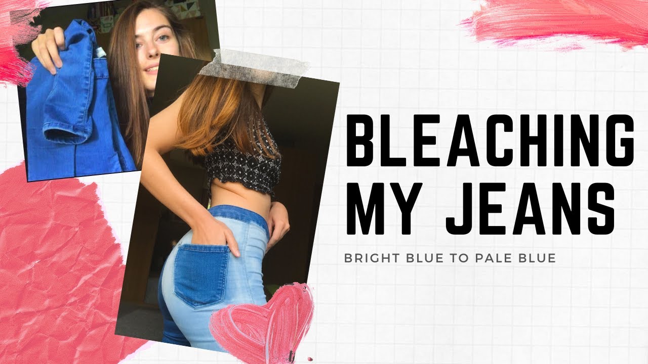 Bleaching My Jeans YouTube