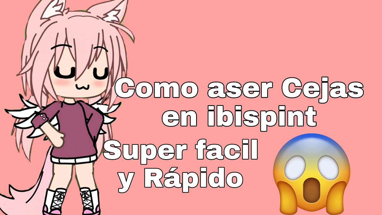 Como aser Cejas en ibispaint Rápido y Facil (gacha life) //Mandi Wold