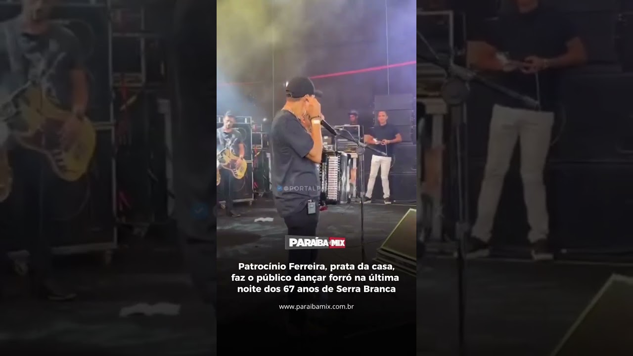 Patrocínio Ferreira, prata da casa, faz o público dançar forró na última noite dos 67 anos de SB