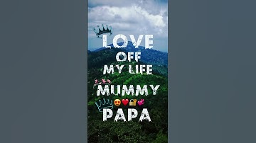 I love mom and dad text name style on sky | short video#treanding#viral#shorts#video