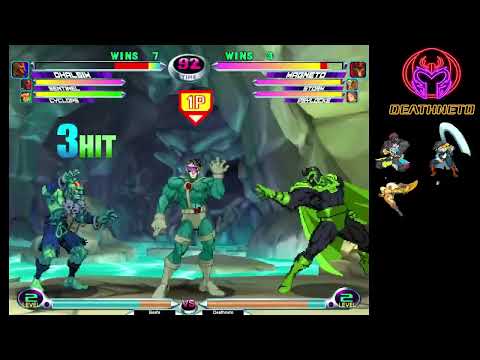 MvC2 Dhalsim/Sentinel 90% K.O. sequence