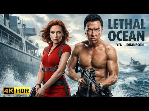 Lethal Ocean Scarlett Johansson & Donnie Yen still
