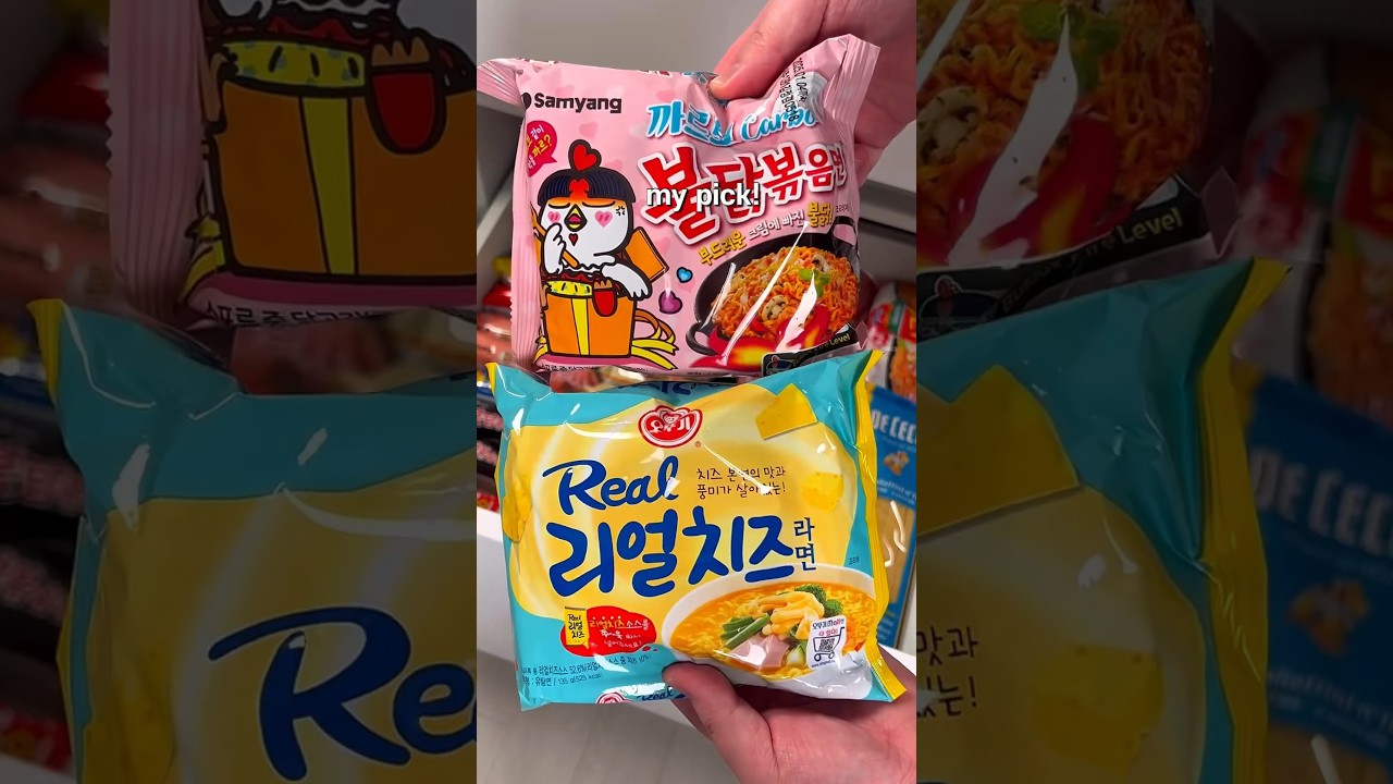 Real cheese carbonara buldak ramen combination! 