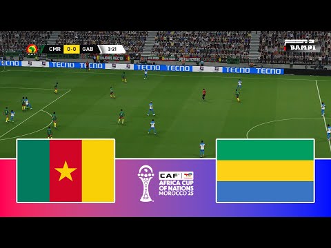 CAMEROON Vs GABON Africa Cup Of Nations 2025 Full Match All Goals PES 21 Gameplay