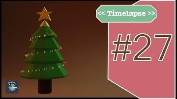 CHRISTMAS TREE - Blender [timelapse]