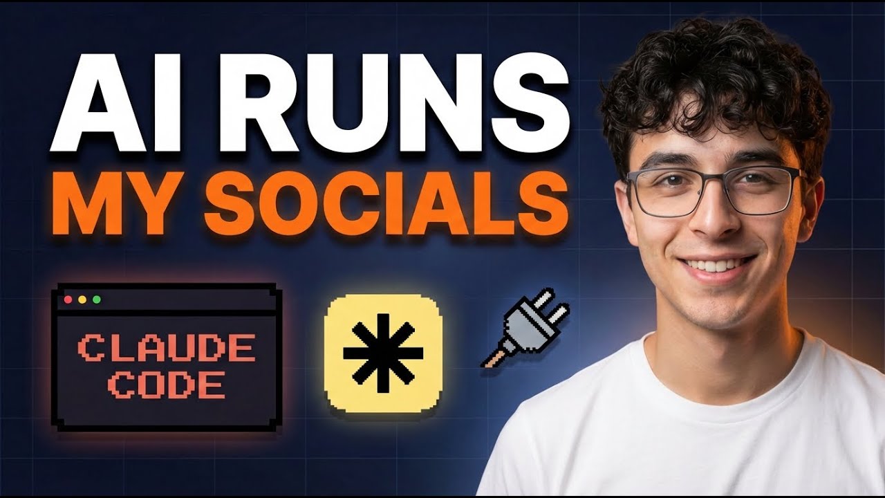 Claude AI social media automation tutorial showing multiple platform posting