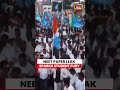 NEET-UG Paper Leak Row: Students Protest in Chitradurga Over Alleged Exam Irregularities
