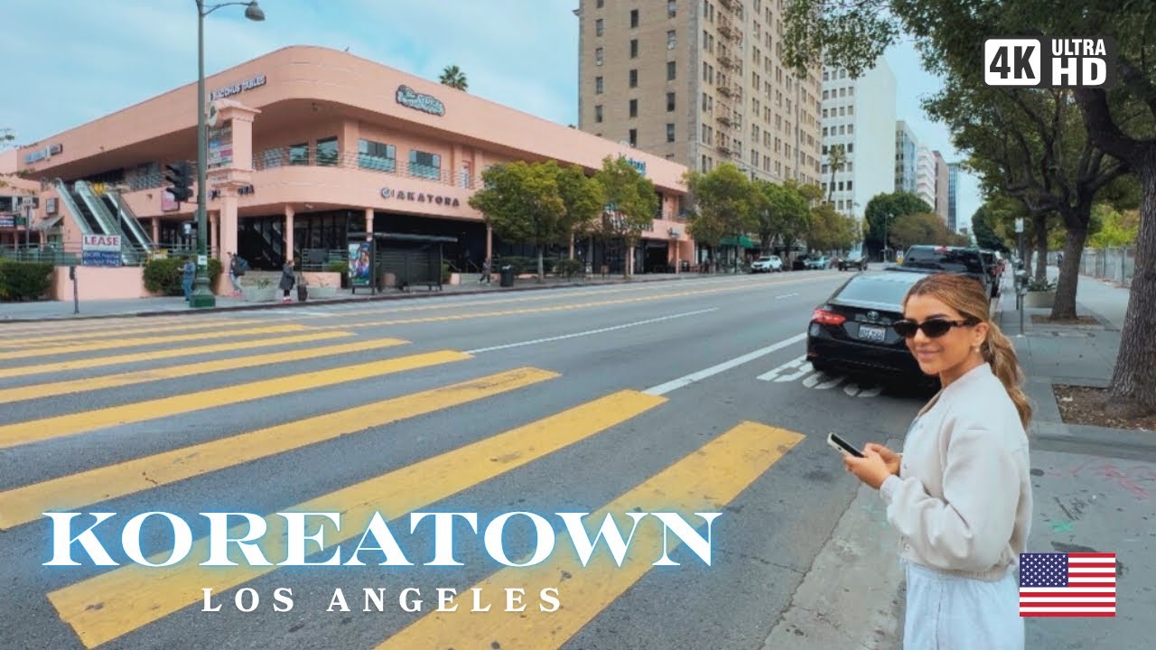 Koreatown, Los Angeles - Walking Tour 4K [ 2025 ] 