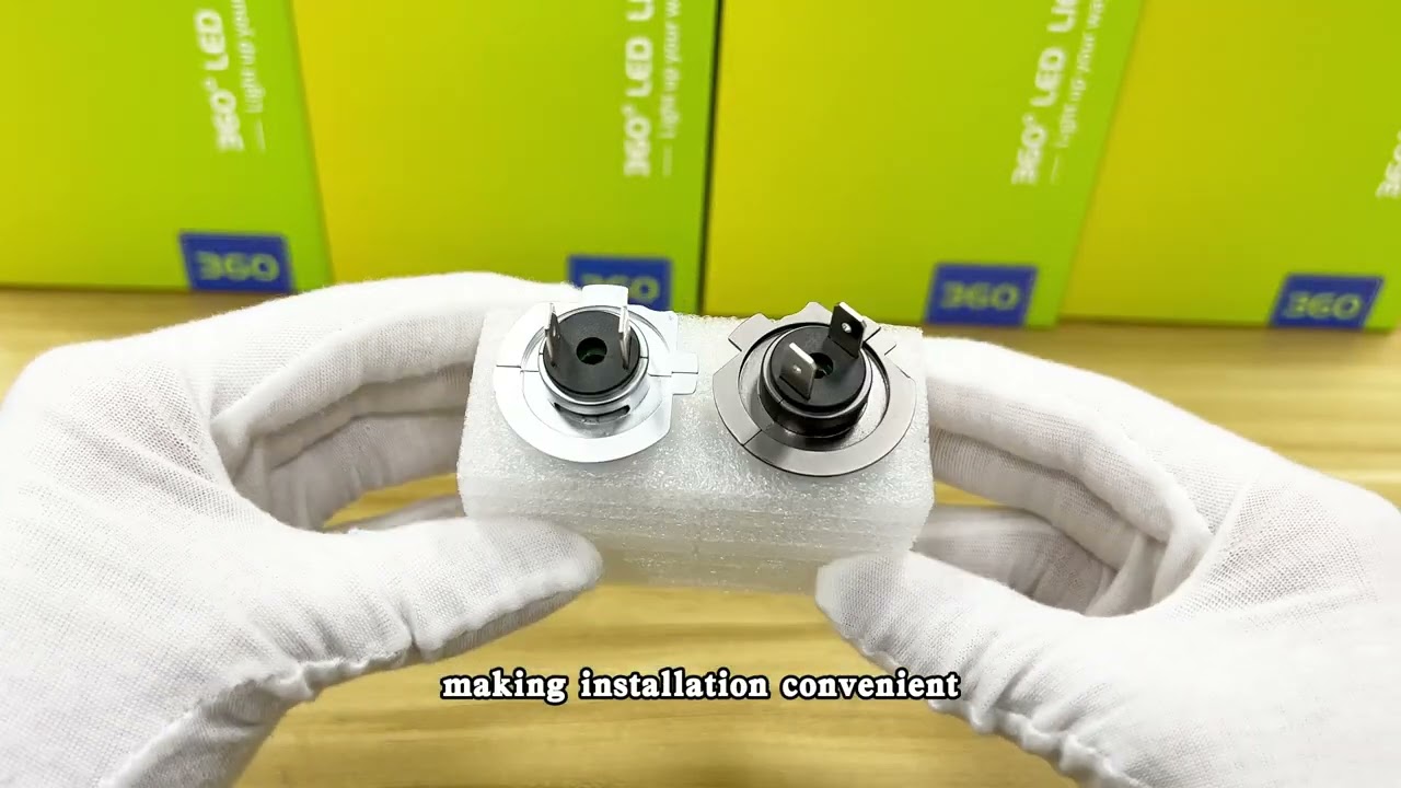 Specific parameters and production analysis of RD04 automotive LED headlights