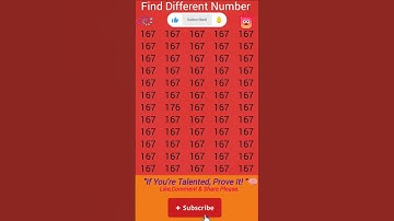 Find Different. #quiz #facts #gk #funpuzzle  #odd #numberpuzzle #iqtest #viral #shorts