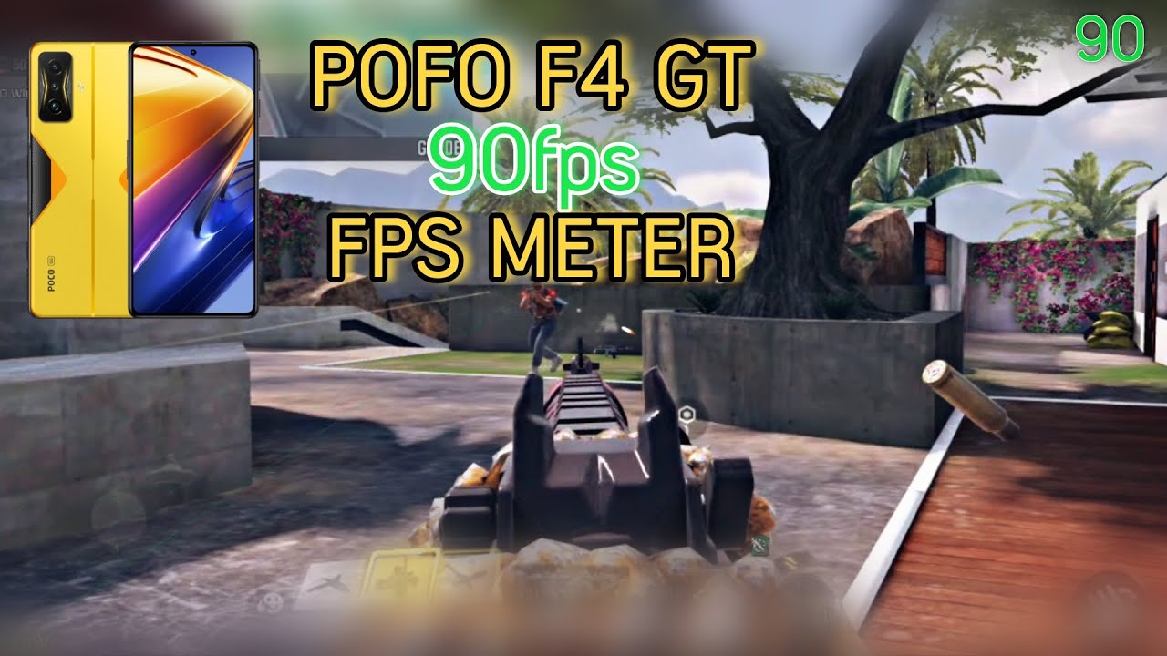 CoD Mobile: POCO F4 GT | LOW + 90fps Gameplay | FPS Meter