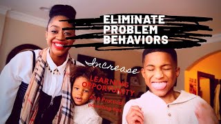 How To Effectively DECREASE Problem Behaviors | While Creating Learning Opportunity| Punishment