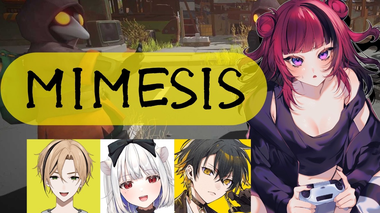 【#MIMESIS】　AIより多分こわいお友達とw./夜十神封魔 /玉餅かずよ / 十神仁【#折咲もしゅ #MOSHULIVE #REJECT】